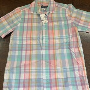 Place Pastel Plaid Men's Shirt